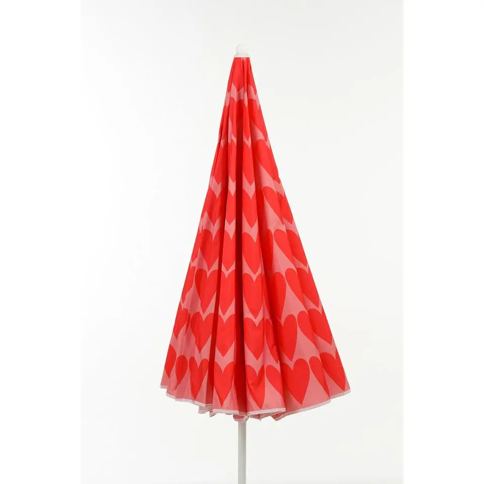 Mica Decorations Strandparasol - H180 x Ø160 cm - Roze