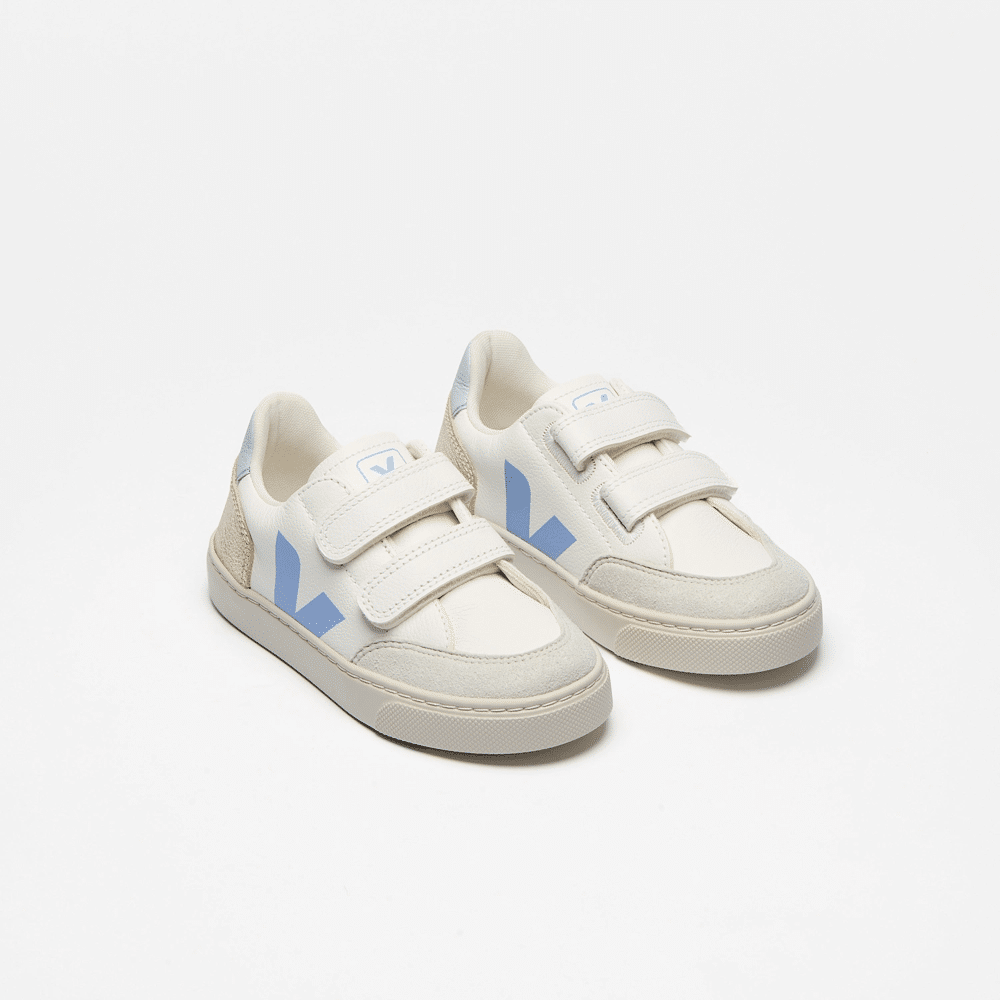 VEJA â Sneaker V-12 - Extra White Multico Olympe Blue Gold
