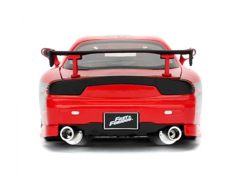 Jada Toys Sportwagen Fast & Furious Mazda RX-7 1:24 Mazda RX-7 Sammlermodell im Massstab 1:24