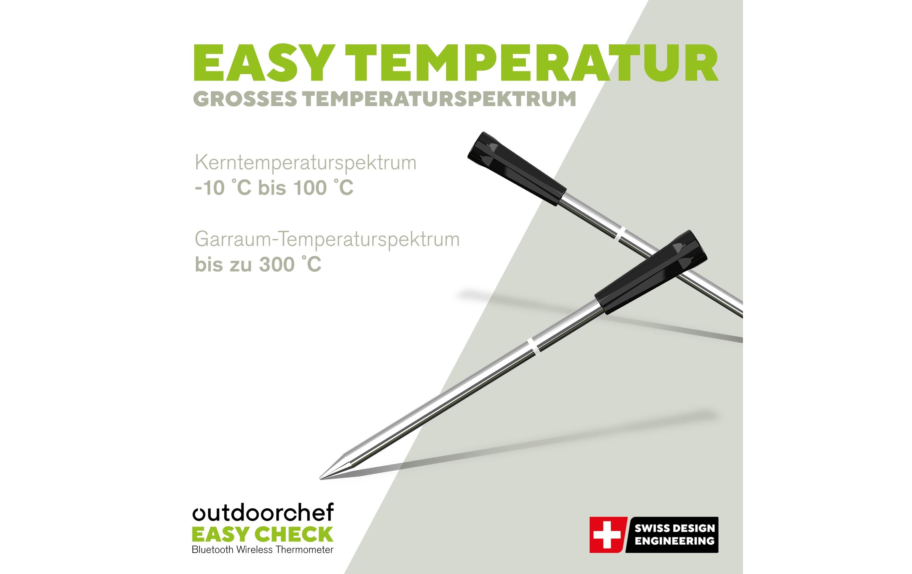 Kerntemperaturmesser Easy Check SingleWireless Bluetooth Grillthermometer