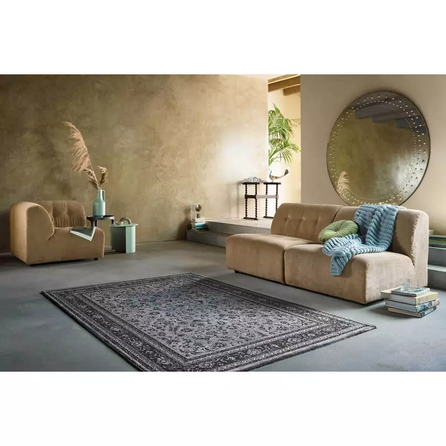 Wecon home Kurzflorteppich Oxford Grau
