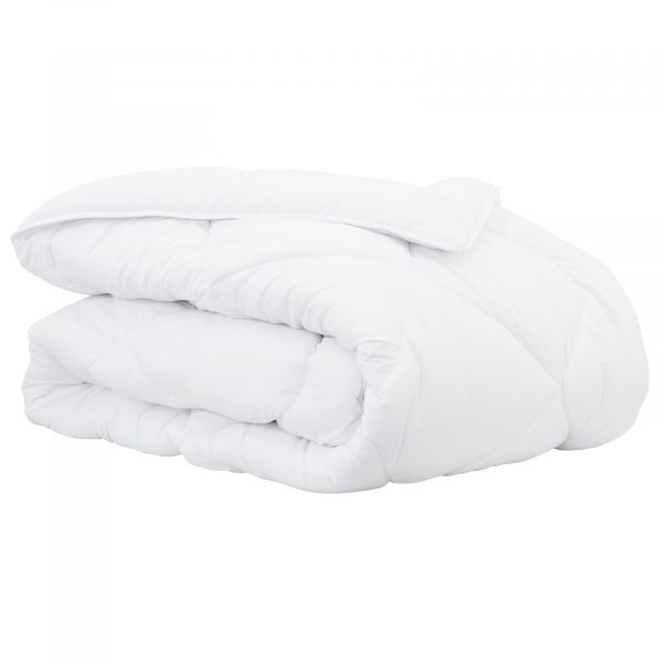 vidaXL Edredão Branco 200 x 200 cm Microfibra - 1088357130