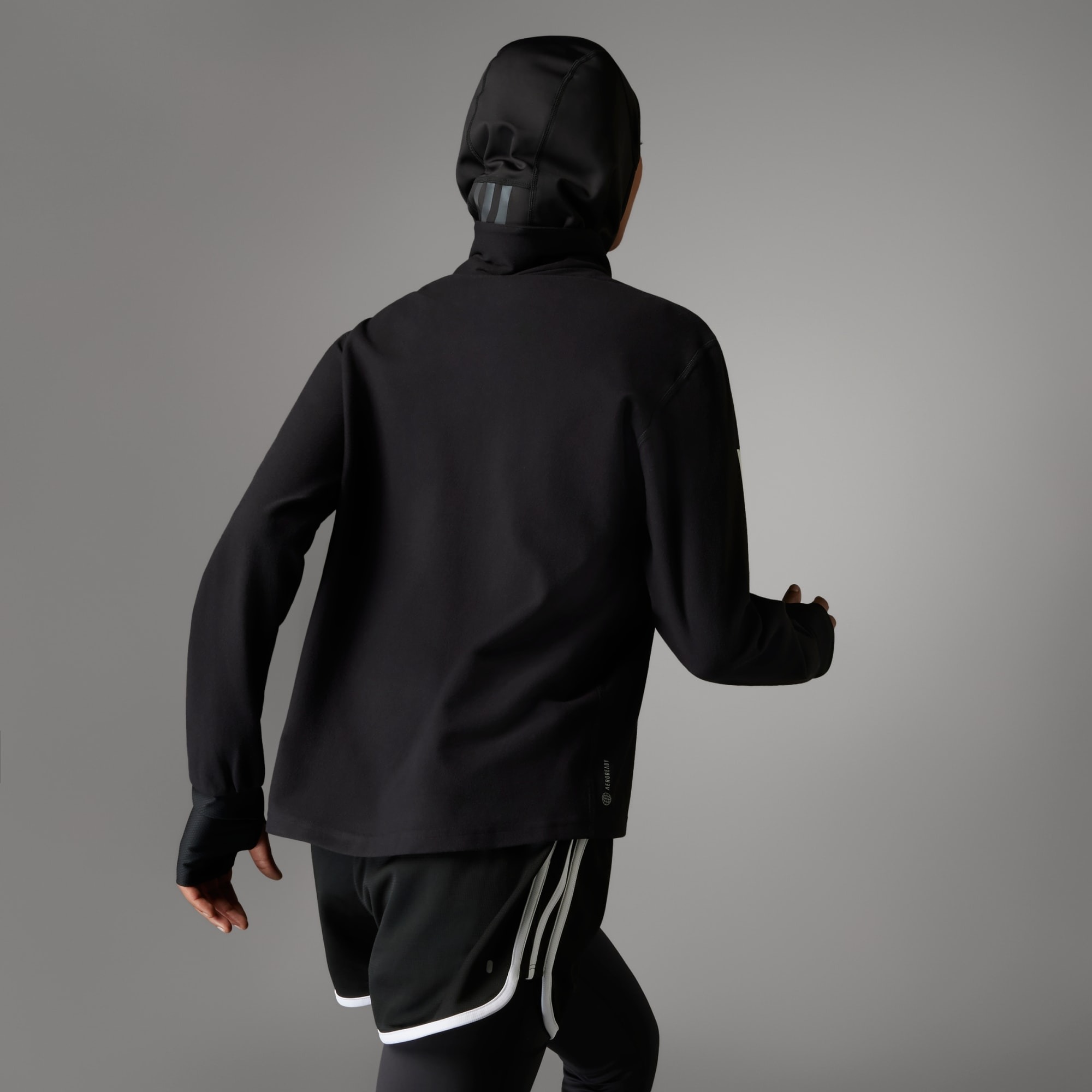 Own The Run 1/2 Zip Dame Black