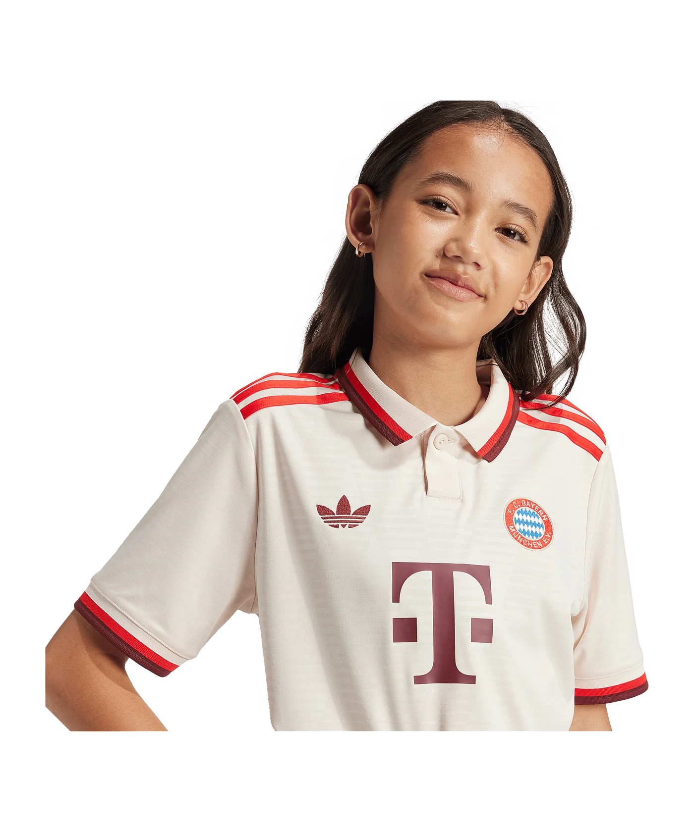 adidas FC Bayern München Trikot 3rd 2024/2025 Kids Beige