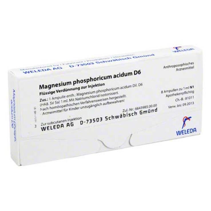 Magnesium phosphoricum Acidum D 6 Ampullen, 8X1 ml