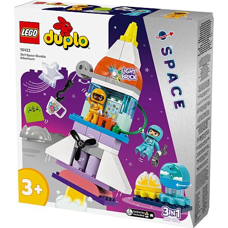 LEGO DUPLO 3-i-1-eventyr med rumfærge 10422