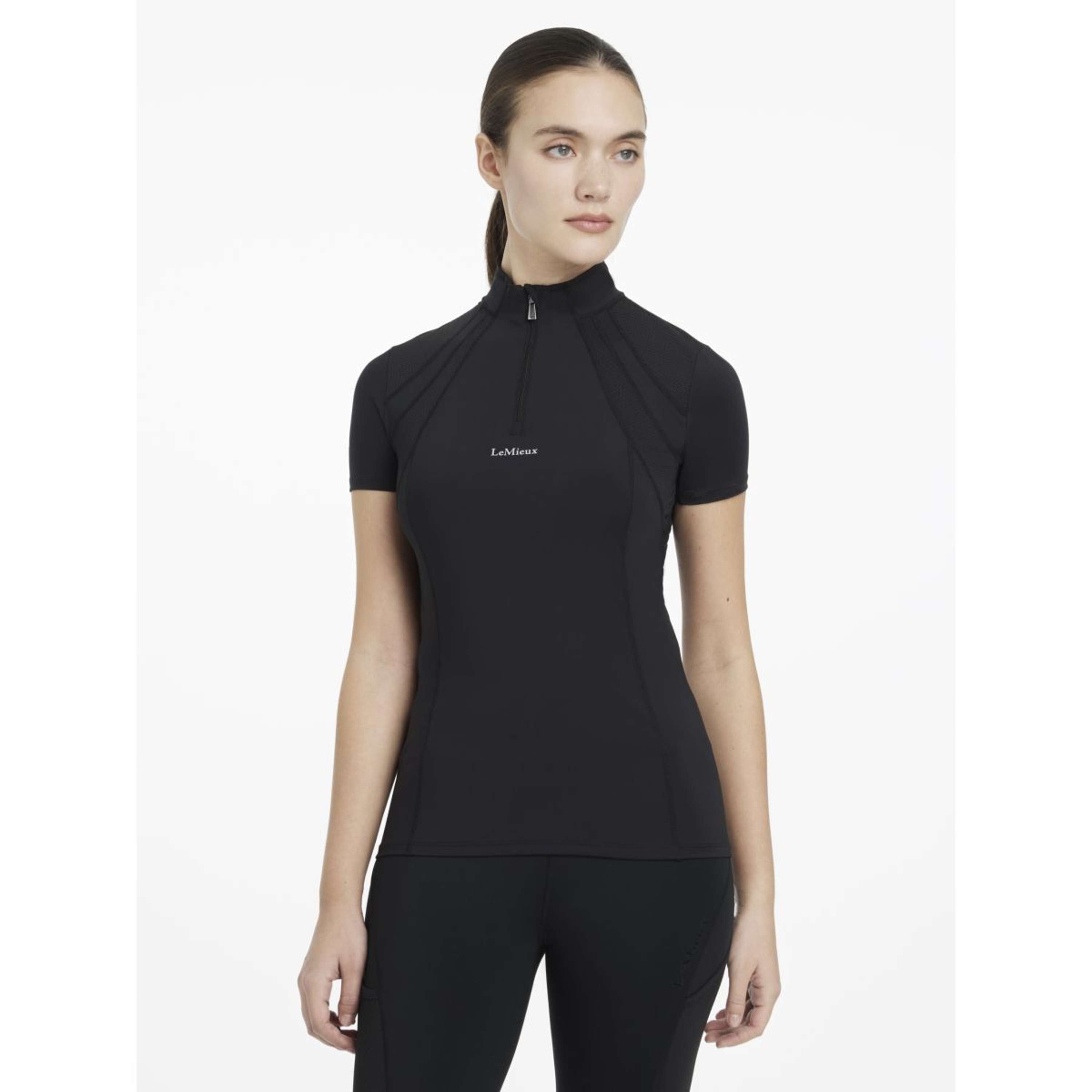 LeMieux Baselayer Mia Mesh Korte Mouwen Zwart