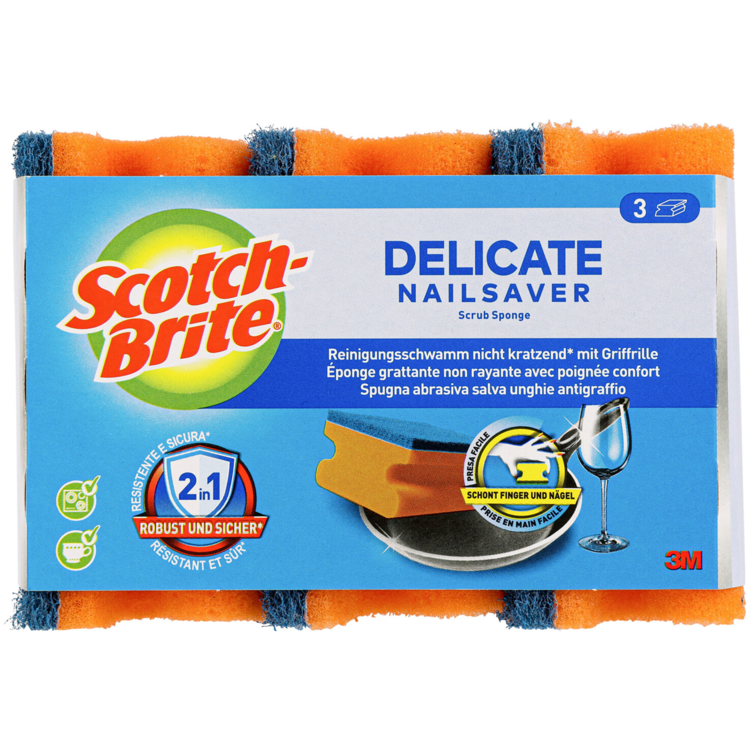 Scotch-Brite Schwamm Synthetik Delicate
