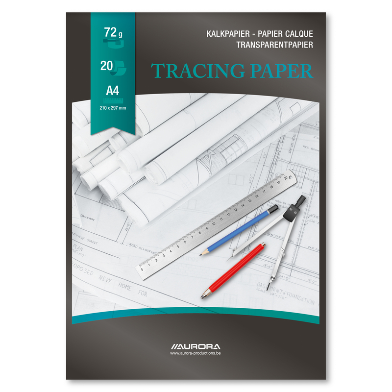 Aurora Transparentpapier, A4, 72 g/m²