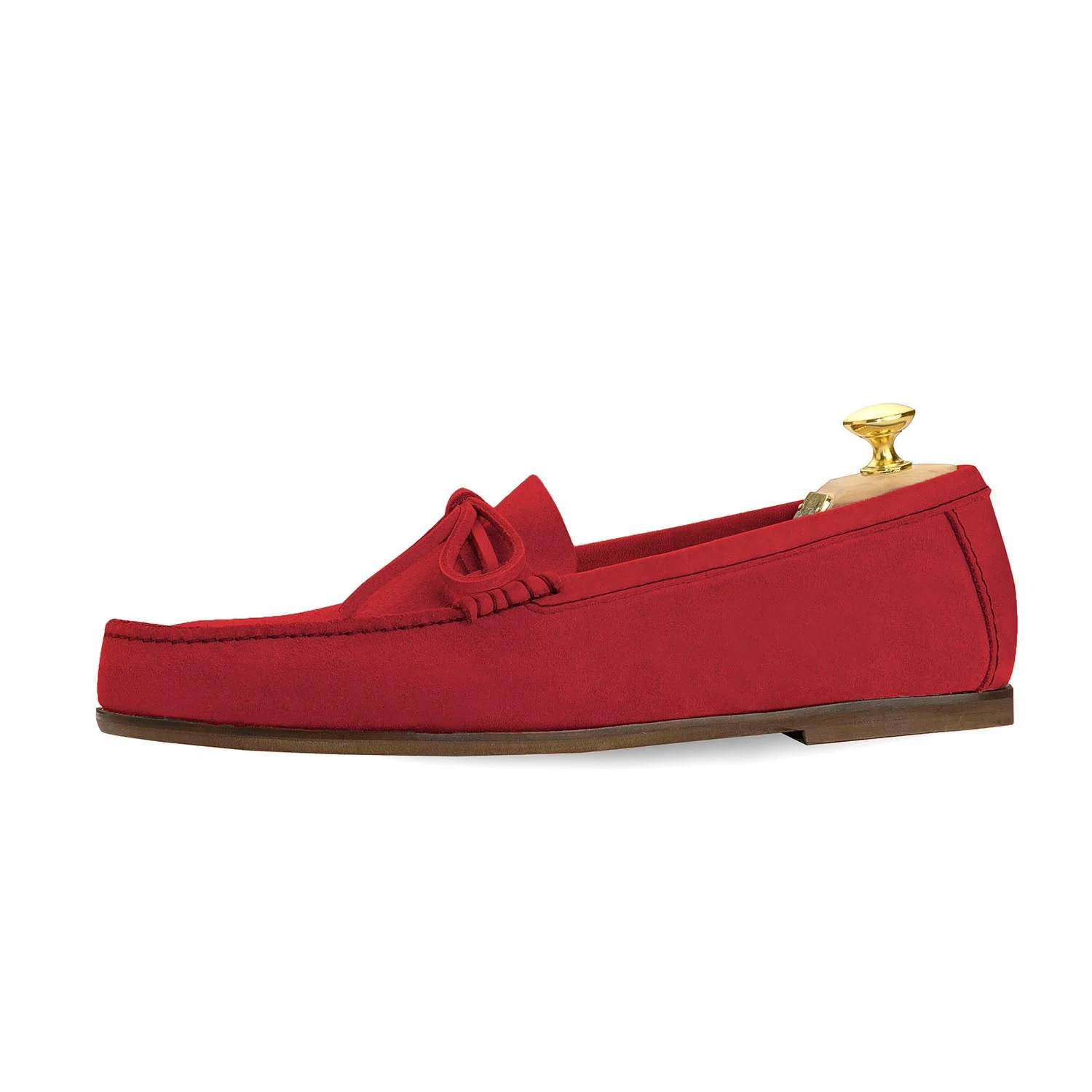 Mocassin Bahia 819 veau velours rouge