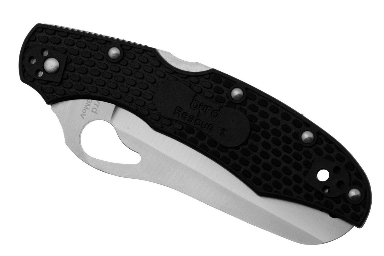 Spyderco Byrd Cara Cara 2 Rescue BY17SBK2 Black FRN, serrated zakmes