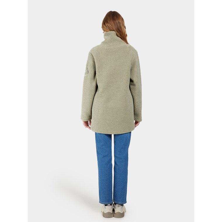 Didriksons Marina Wns Half Zip Wilted Leaf