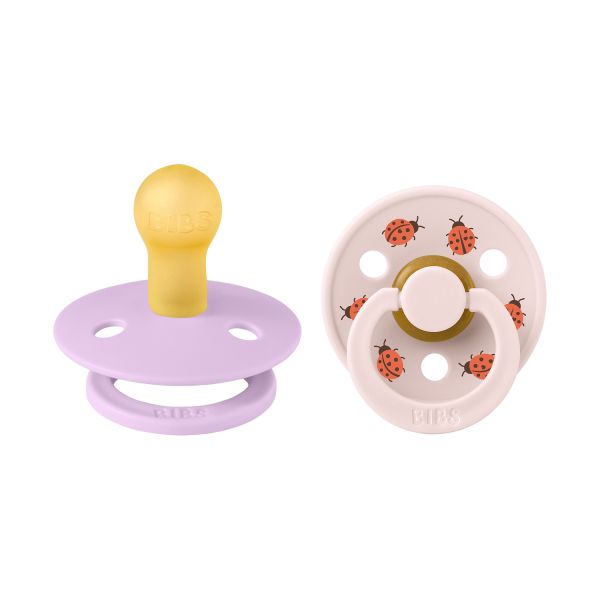 BiBs Studio Colour Fopspeen - Rond - 2 Stuks