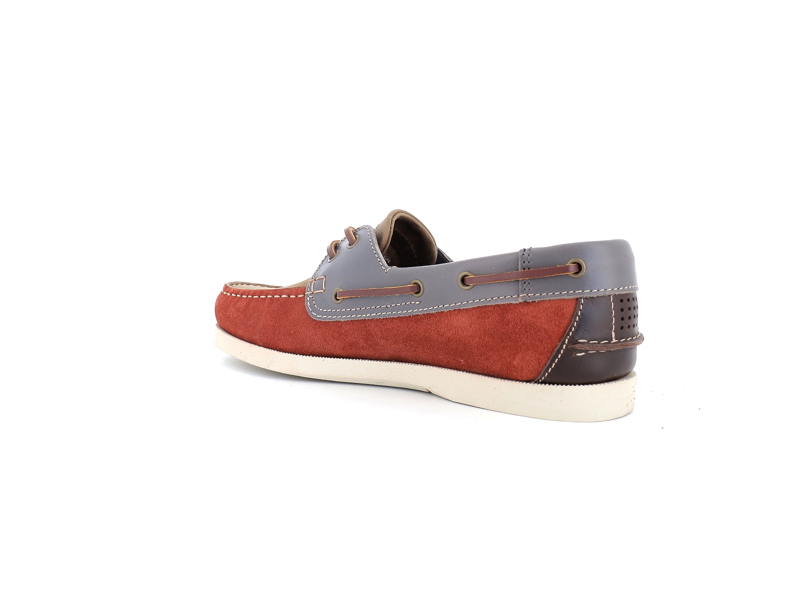 Tbs-PHENIS Nubuck Marron Rouge