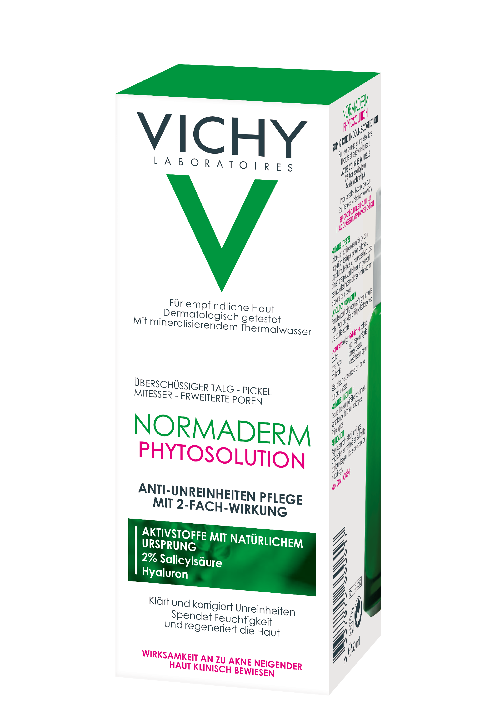 Vichy Normaderm Phytosolution Gesichtspflege<br>50 ml, Dispenser, Creme