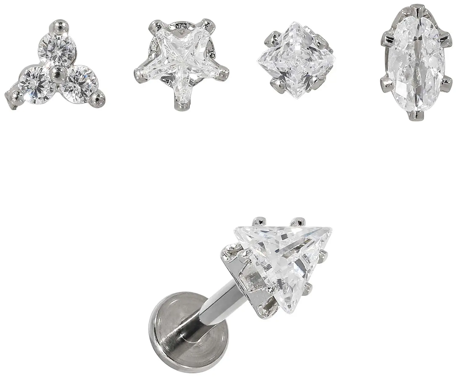 Piercing-Set - Various Zirkonias