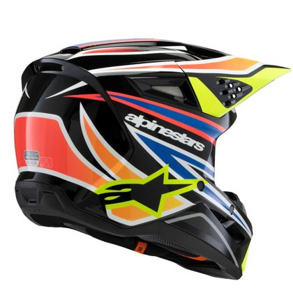 Casque cross Alpinestars SUPERTECH S-M3 - WURX - ENFANT - Noir / Jaune