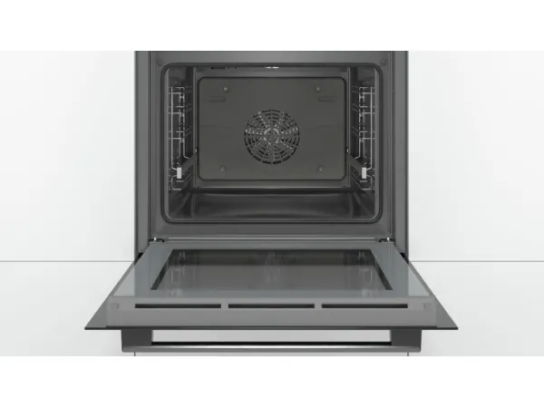Bosch Serie | 4 HBA534EB0 - Ovn - til indbygning - niche - bredde: 56 cm - dybde: 55 cm - højde: 58.5 cm - med selv-rengøring - Klasse A - sort
