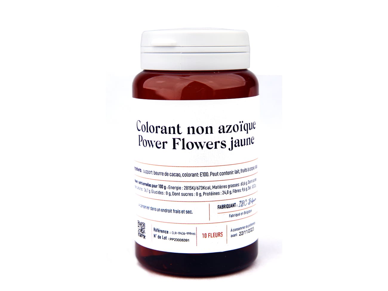 Colorant non azoïque Power Flowers - Jaune - 10 fleurs - IBC Belgium