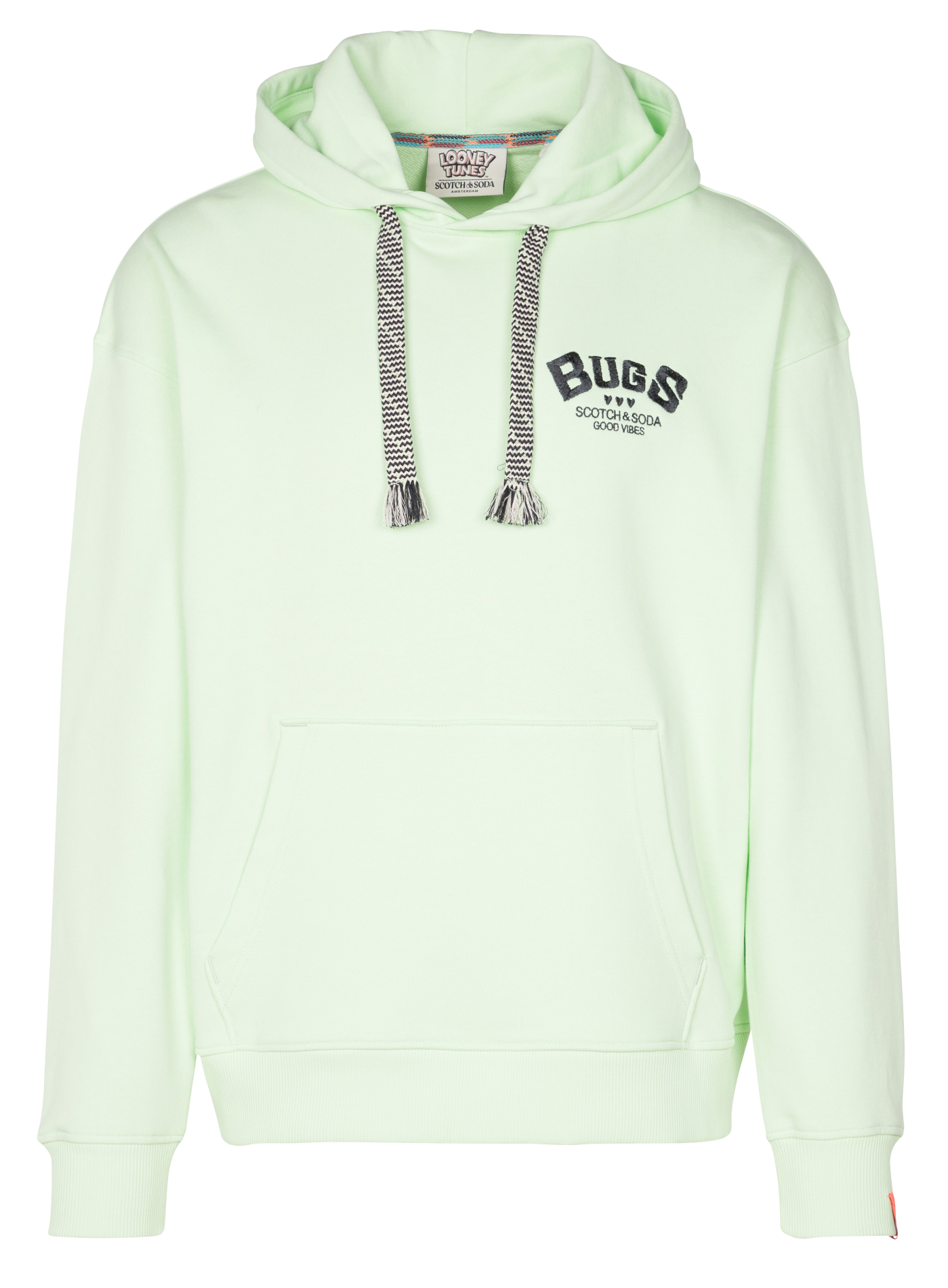 Sweat à capuche en coton organique| Vert