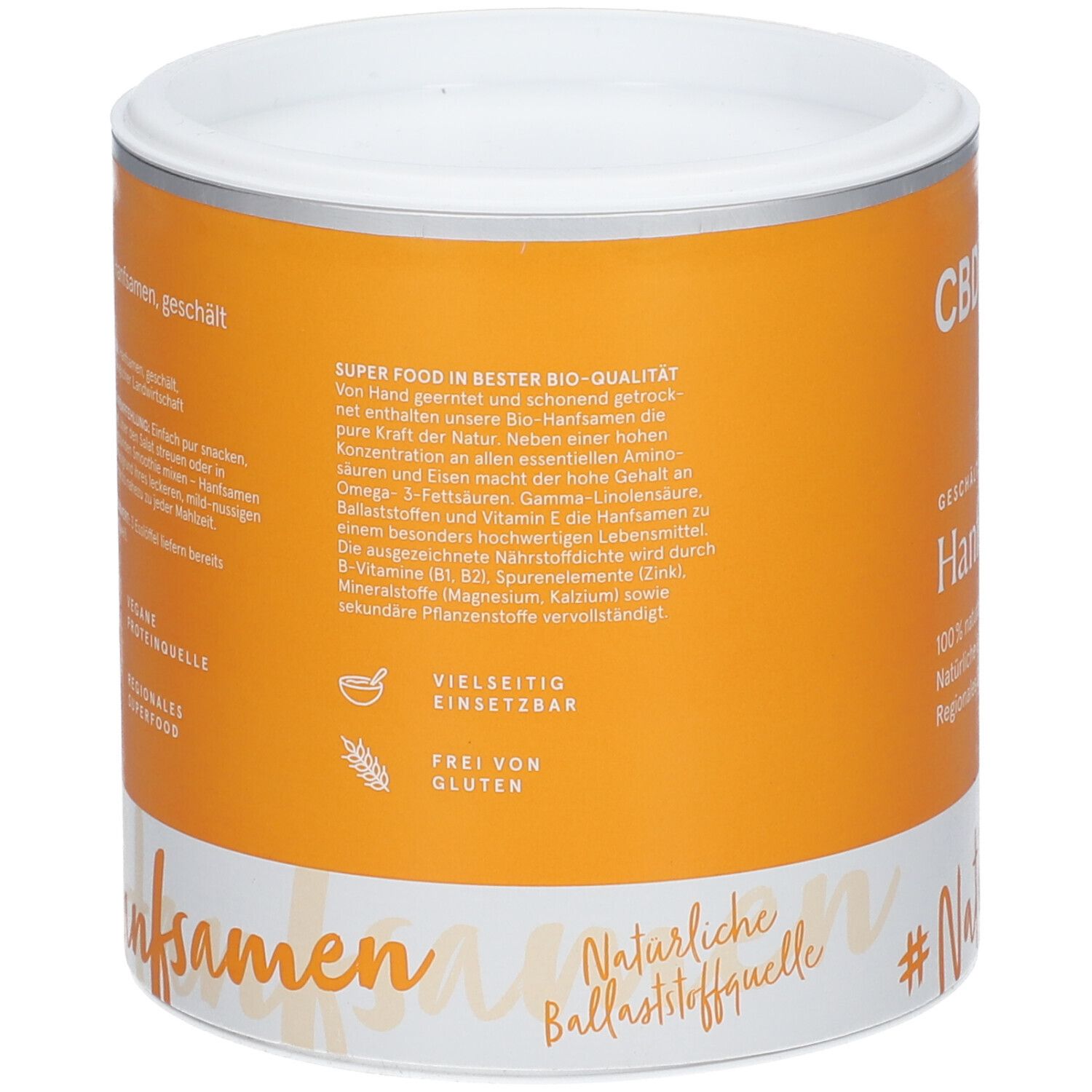 CBD VITAL Hanfsamen geschält Super Food Pulver