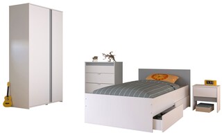 Parisot Kinderzimmer Pirouette 22 weiß / grau / rosa