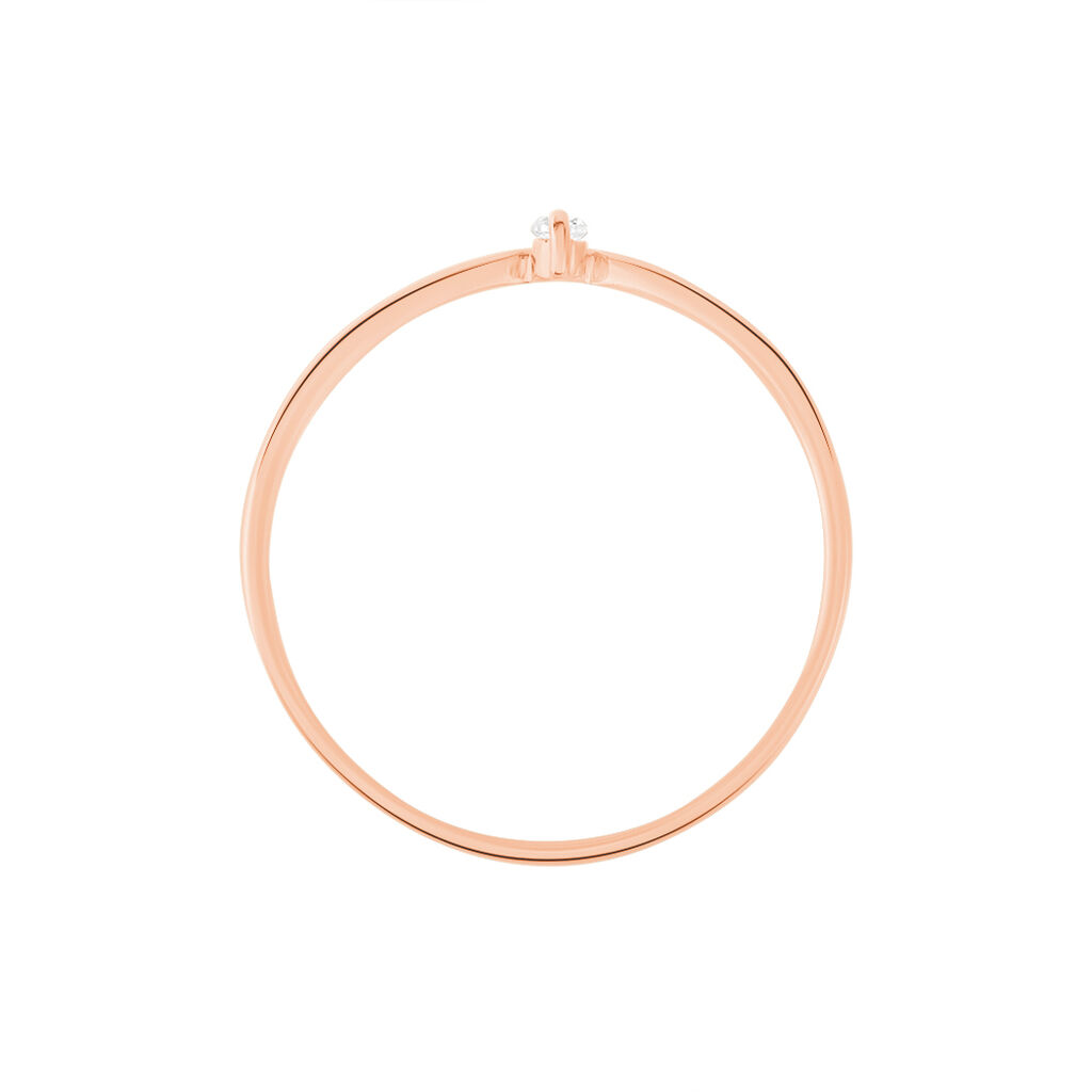 Bague Maye Or Rose Diamant
