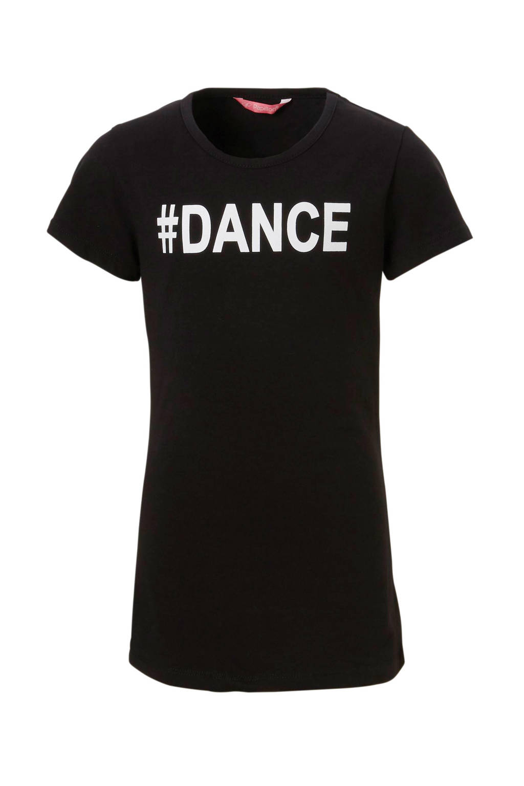 Papillon sportshirt zwart