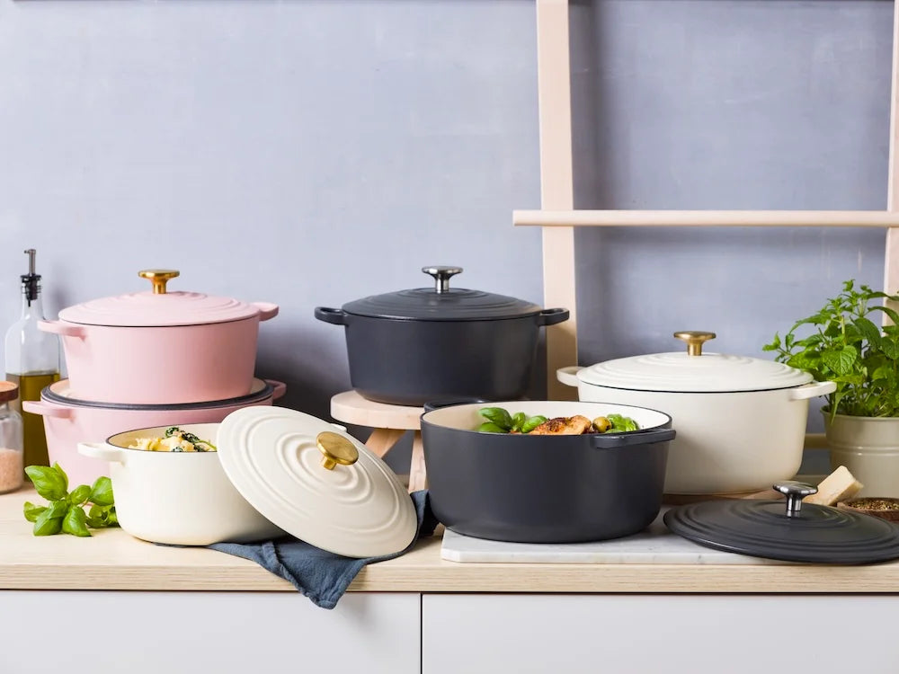 BK Bourgogne Braadpan Gietijzer - Earl Grey