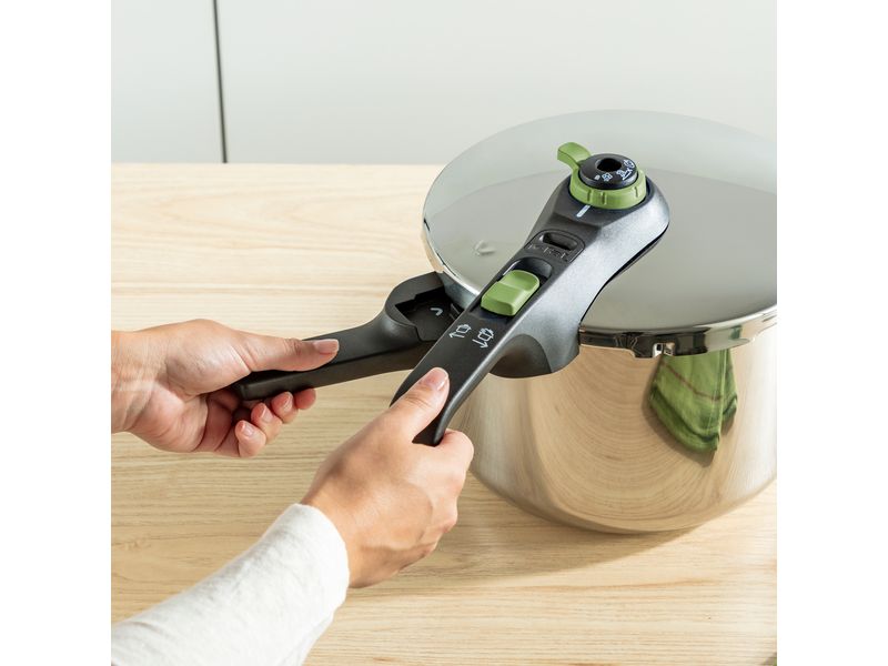 Tefal Secure Trendy Dampfkochtopf 6 l 22 cm Schnellkochtopf mit Korb
