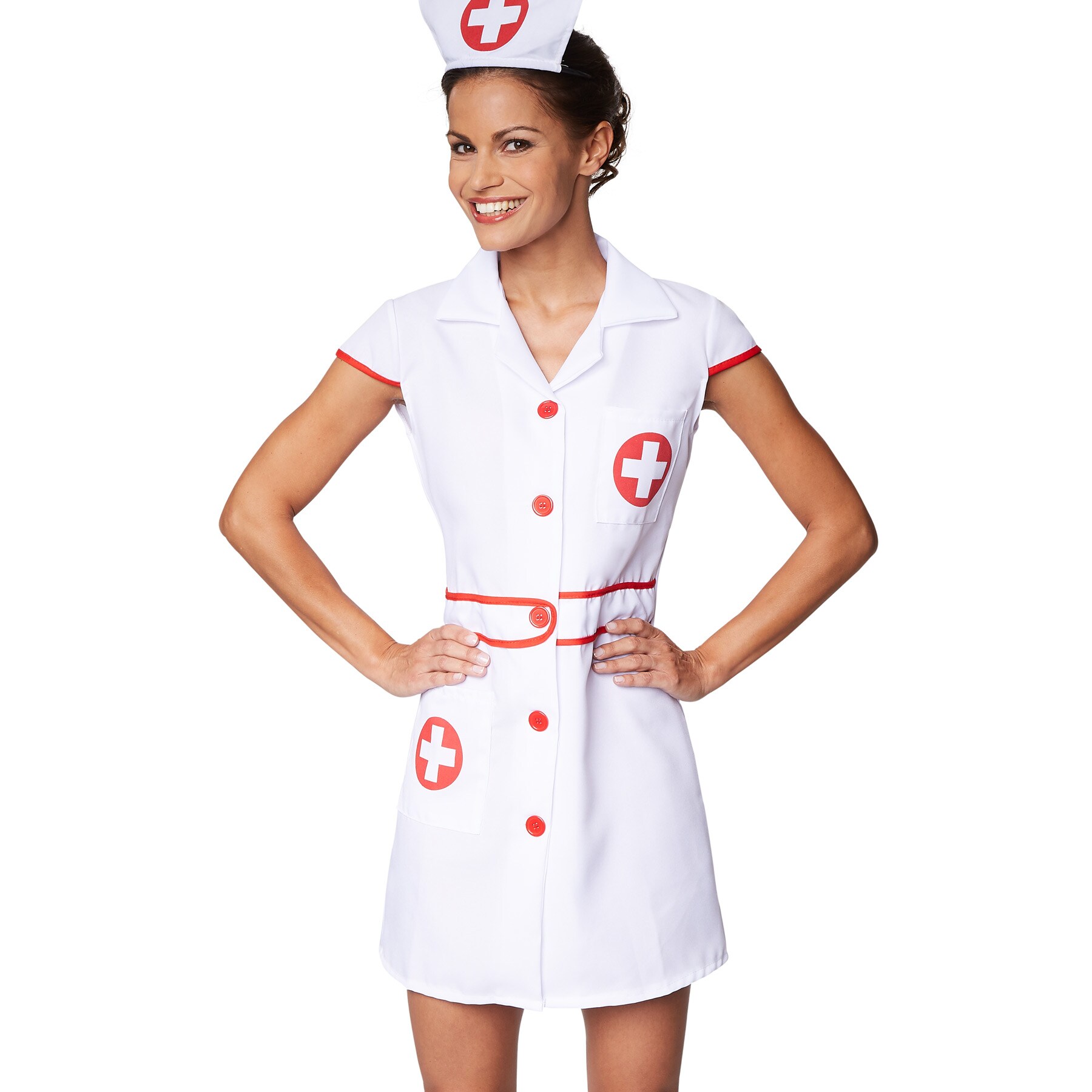 tectake® Frauenkostüm sexy Krankenschwester