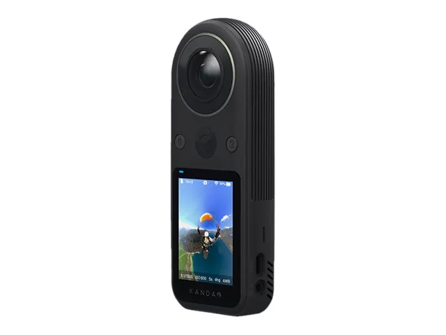 Kandao QooCam 8K Enterprise - 360° action-kamera - 8K / 30 fps - 20.0 MP - flash 64 GB - Wireless LAN - sort