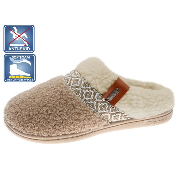 Beppi Chinelos de Quarto Femininos Bege 39 - 2193260-39