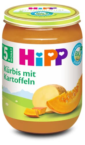 Hipp Kürbis mit Kartoffeln ab 5. Monat