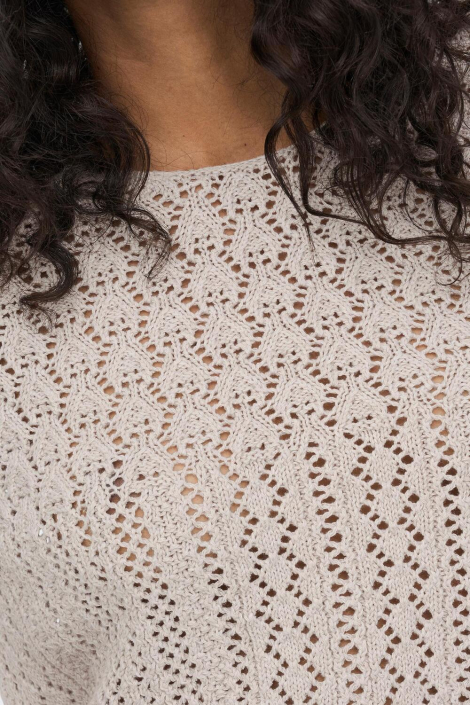 Only beige dames trui