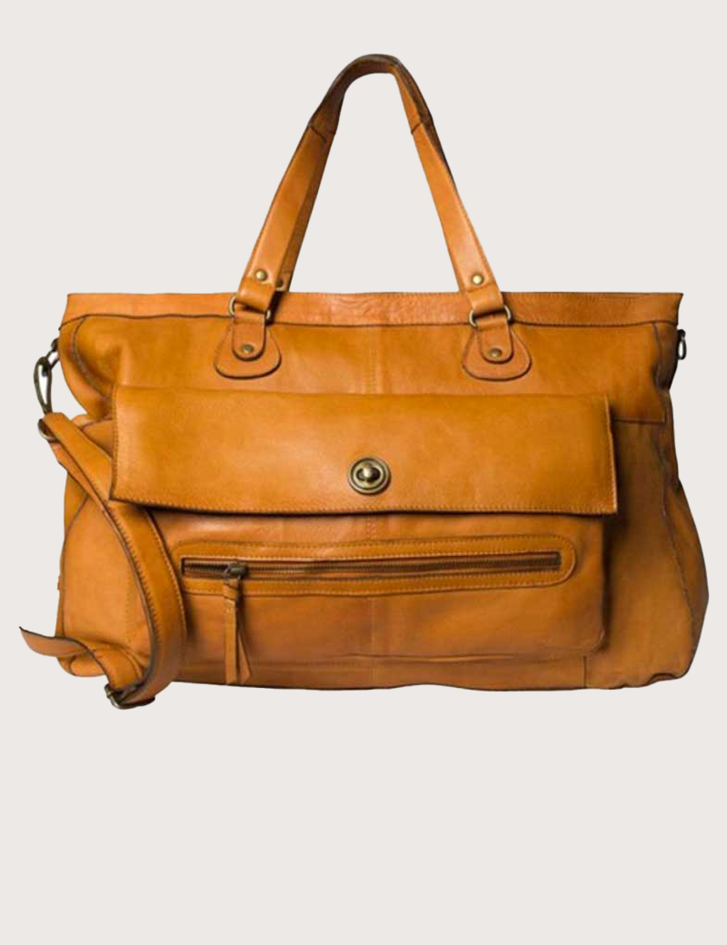 PIECES SAC TOTALLY ROYAL TRAVEL COGNAC