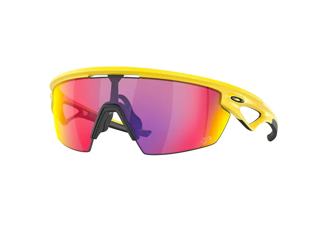 Oakley Sphaera Sport Zonnebril Prizm Road Lens Mat Geel