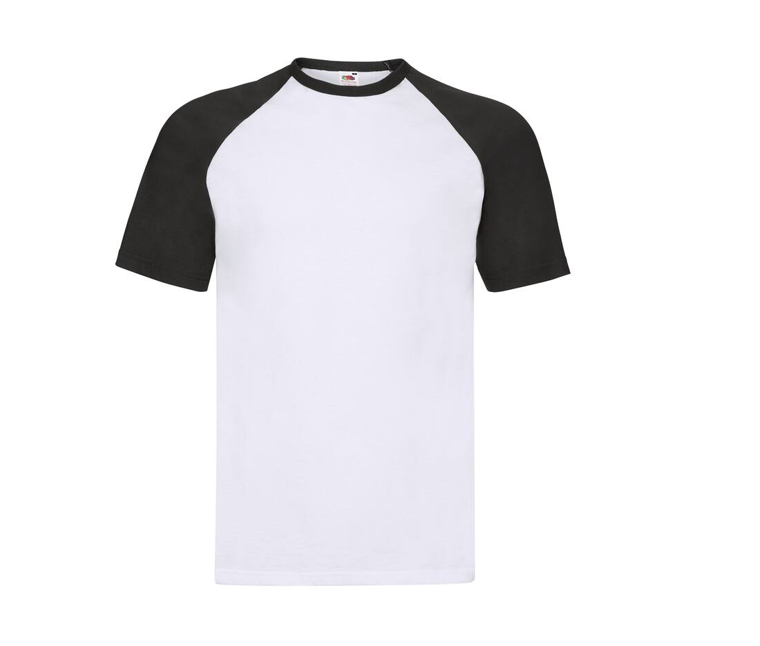 Fruit of the Loom SC237 - T-Shirt Baseball Classique en Coton Fruit of the Loom