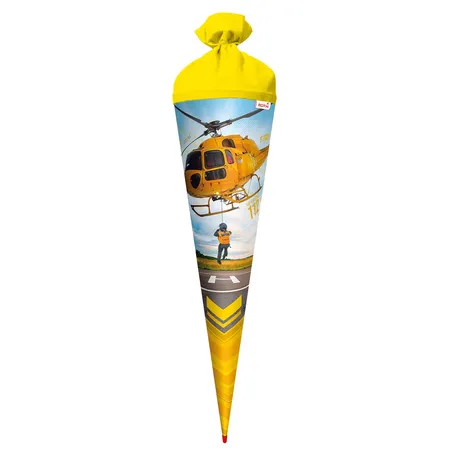 Roth Schultüte Helikopter mit Filzverschluss, 70 cm, rund