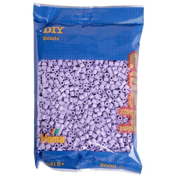 Køb HAMA Midi Perler 3000 stk Lys Lavendel