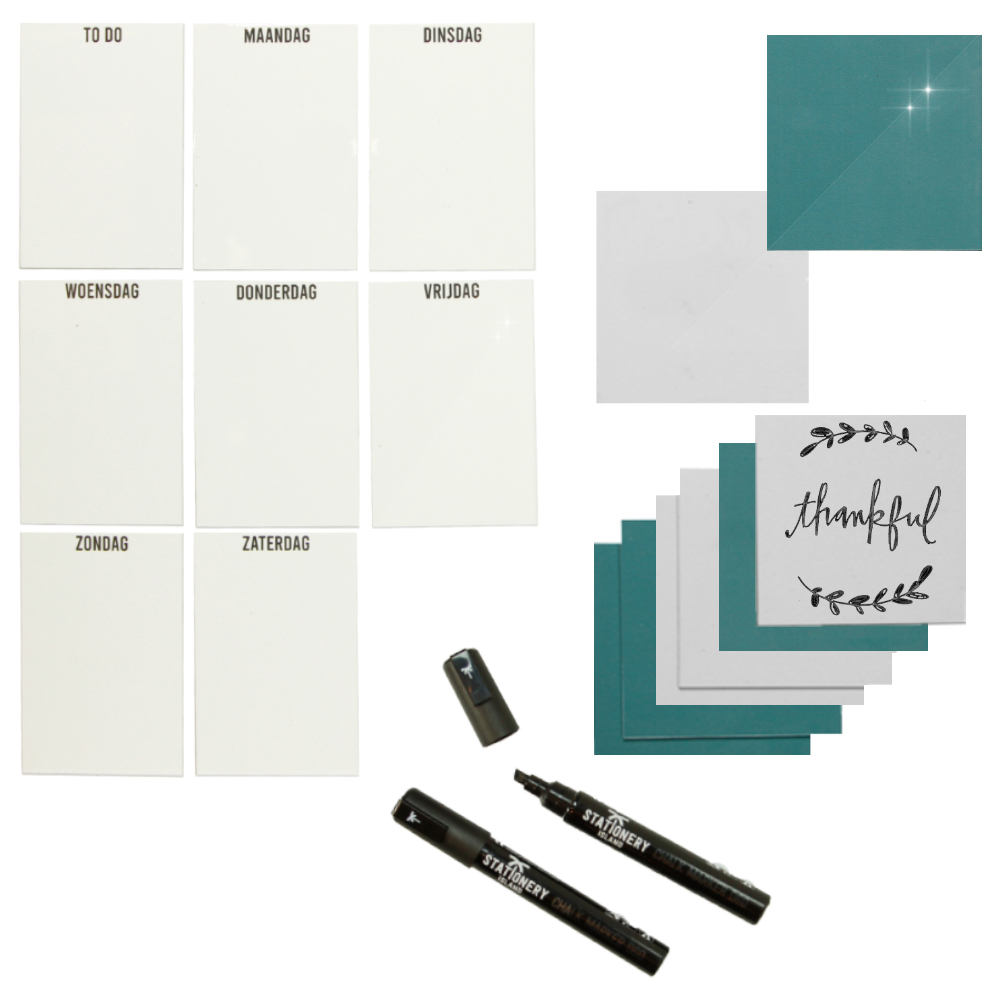Magneetbord Plannen (set)