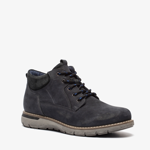 Hush Puppies leren heren veterschoenen blauw