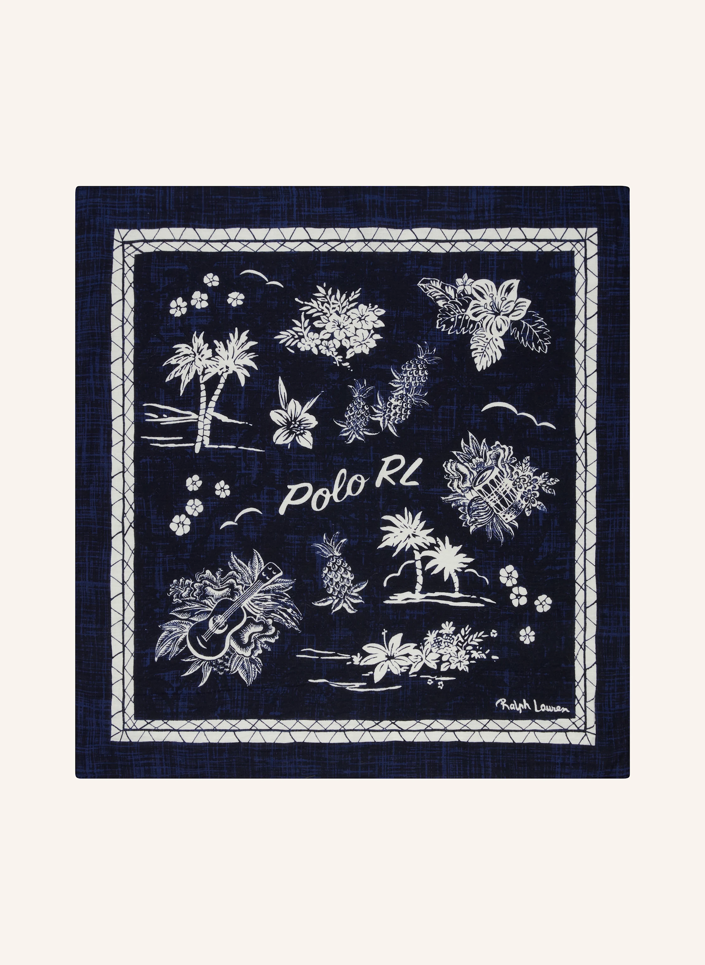 POLO RALPH LAUREN Tuch mit Leinen