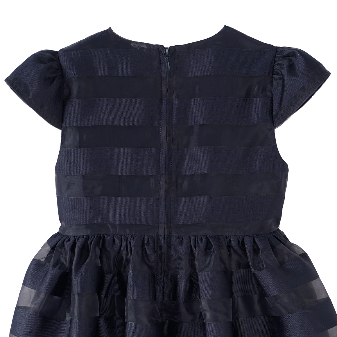 Topolino Festliches Mädchen Kleid mit Streifen dunkelblau
