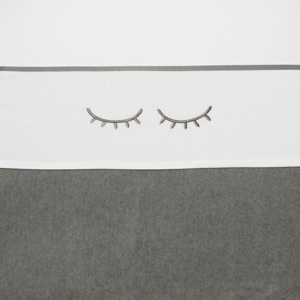 Meyco Sleepy Eyes Ledikantlaken Grijs 100 x 150 cm