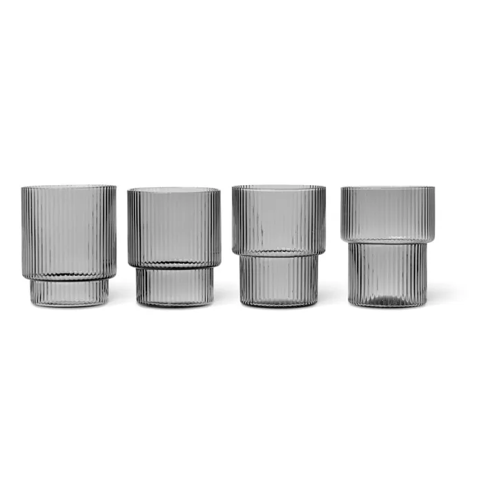 Ferm Living Verres Ripple - Set de 4