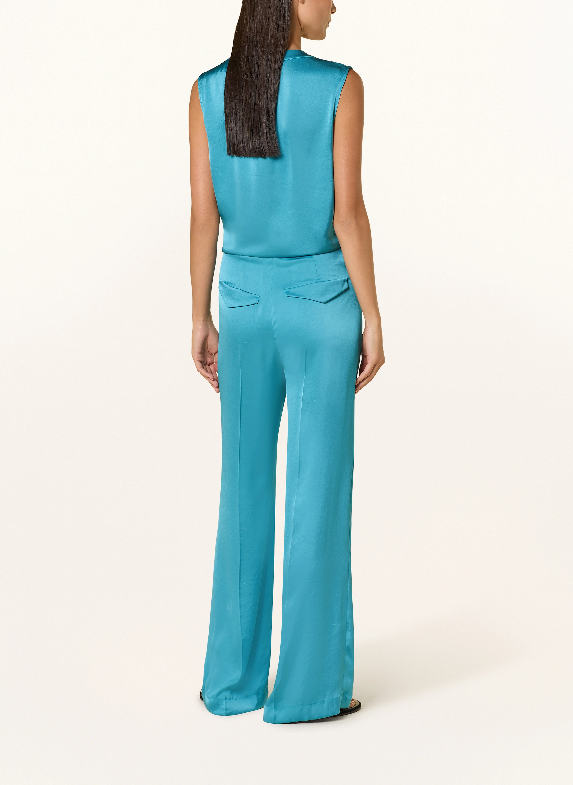 LUISA CERANO Marlenehosen aus Satin