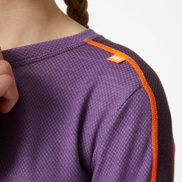 Ensemble thermique HELLY HANSEN JR LIFA MERINO MIDWEIGHT SET CRUSHED GRAPPE