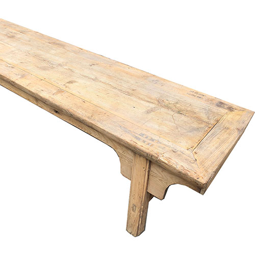 Oud houten bankje groot