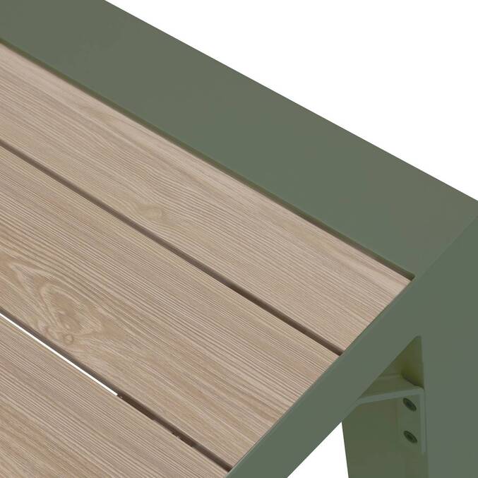 Table de jardin extensible rectangulaire EVASION Lin / Vert laurier